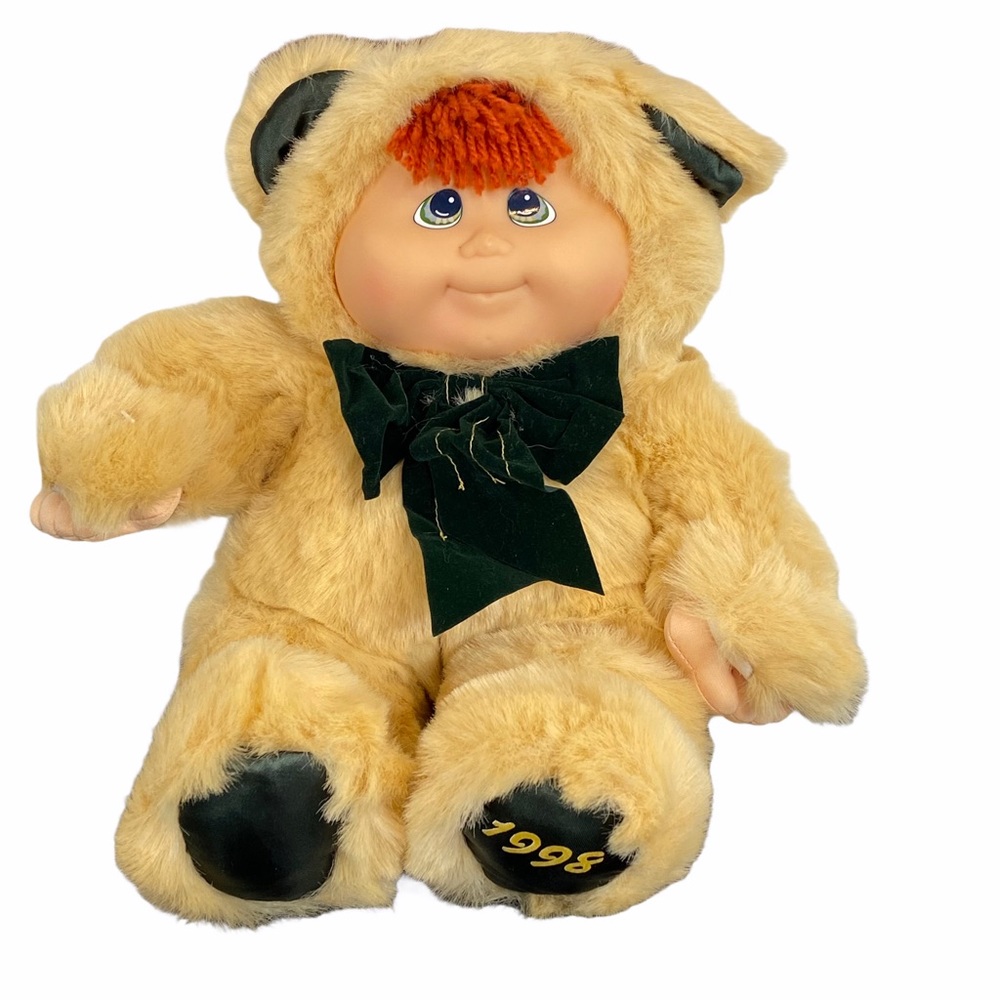 VTG Kuddle Love Kids dressed as bear plush 1998
